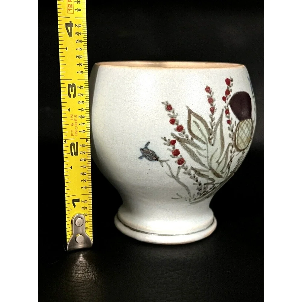 Buchan Portobello Scotland Thistleware Jelly Jam Jar with Lid‎ Stamped 218